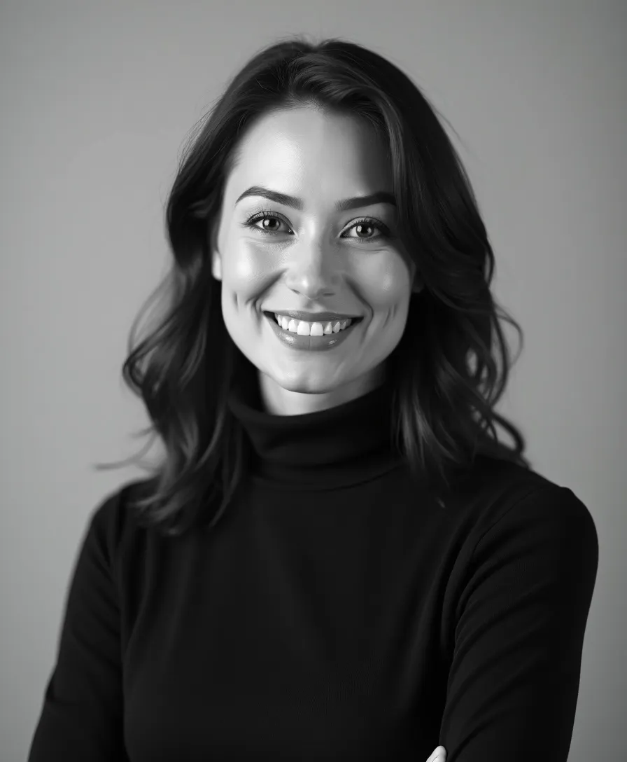 black-and-white headshot 13