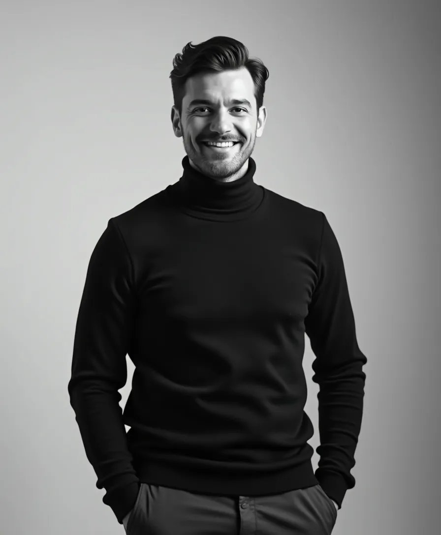 black-and-white headshot 18