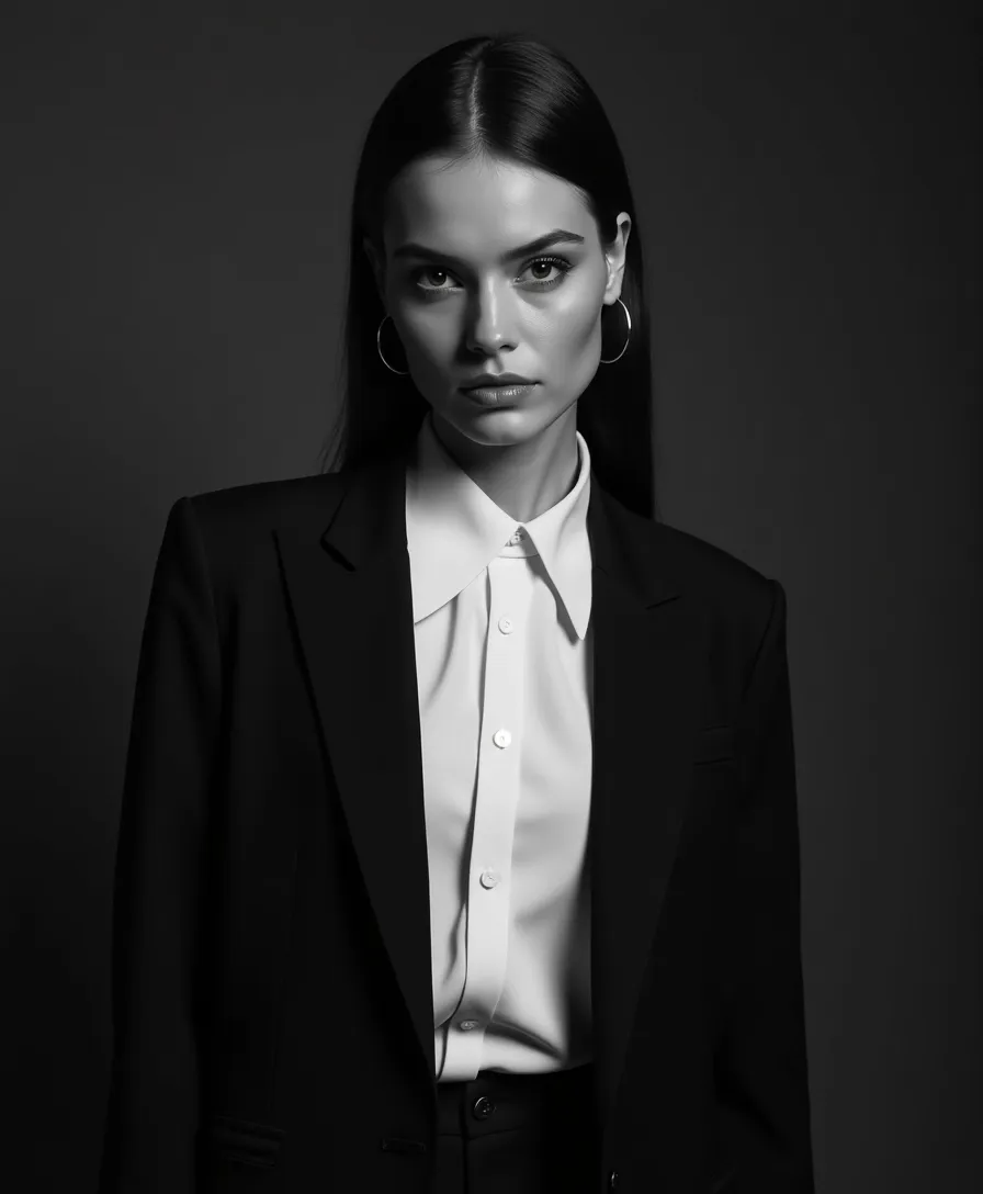 black-and-white headshot 19