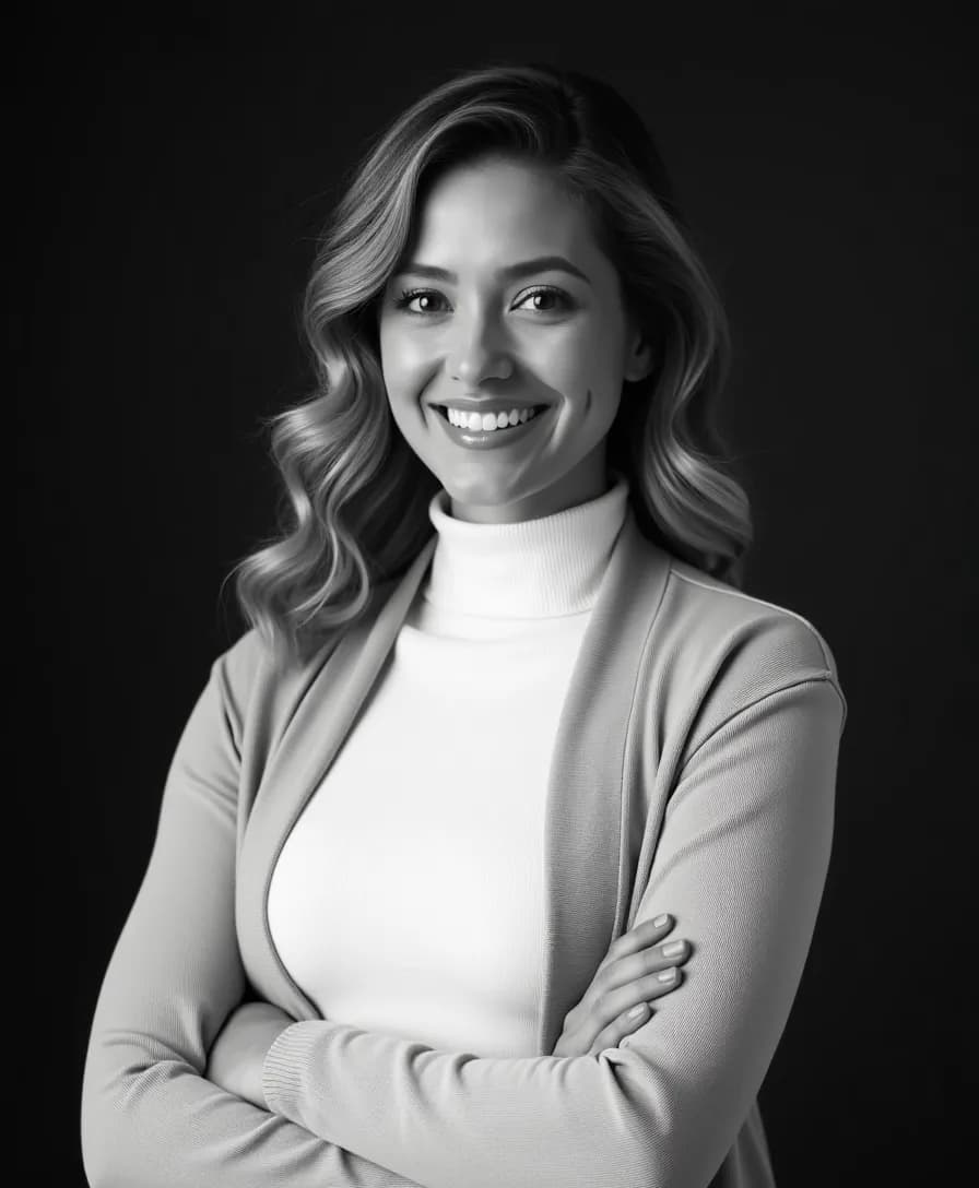 black-and-white headshot 21