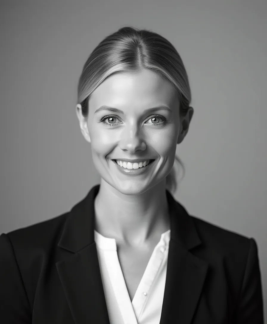 black-and-white headshot 23