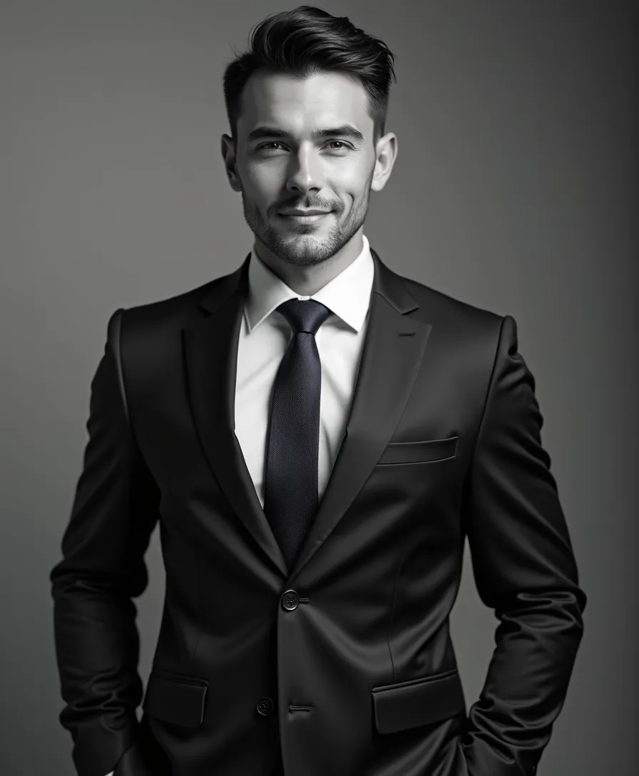 black-and-white headshot 26