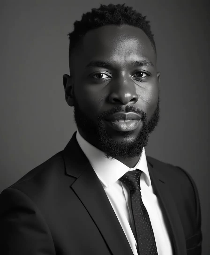 black-and-white headshot 28