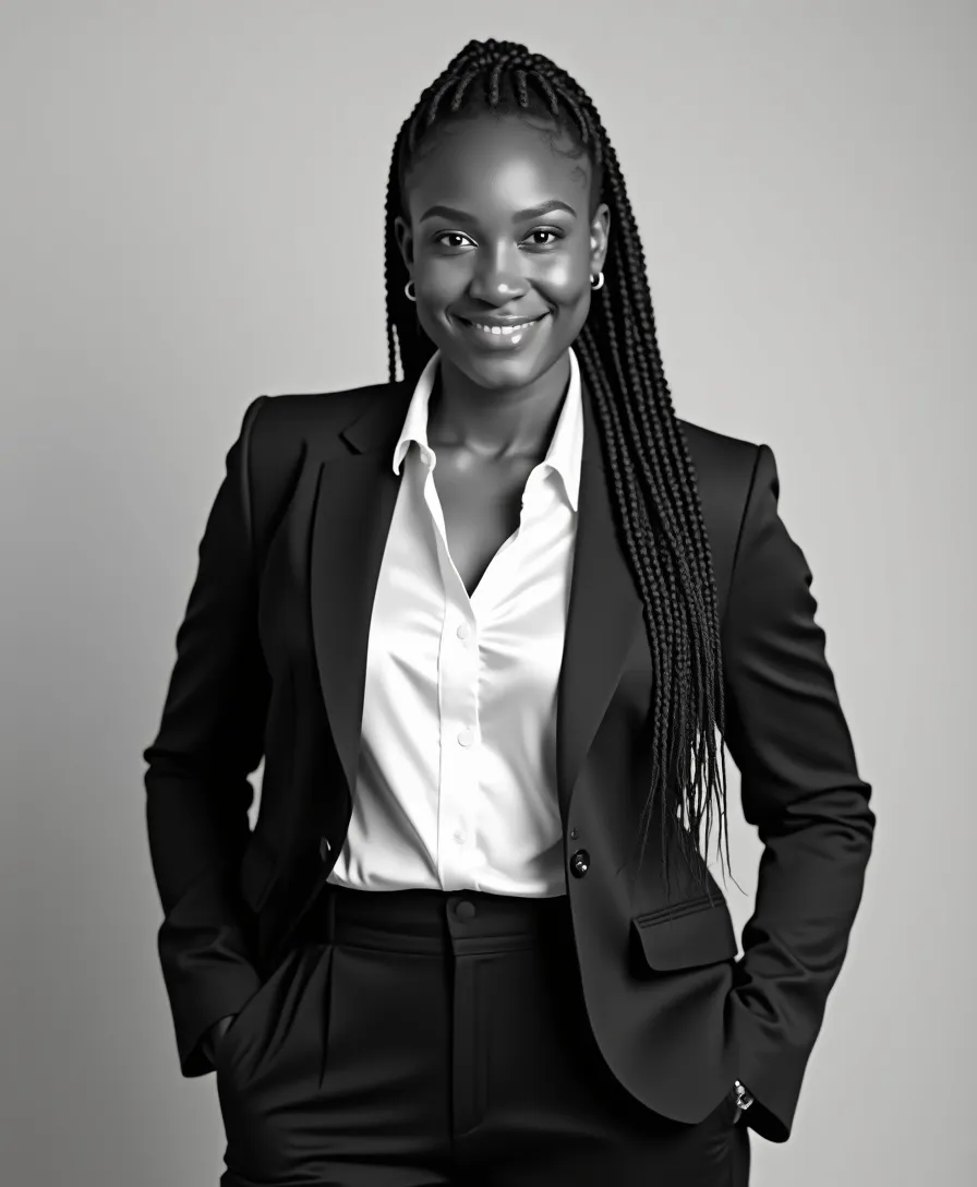 black-and-white headshot 3