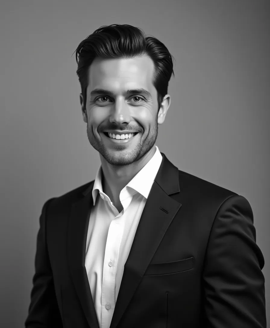 black-and-white headshot 32