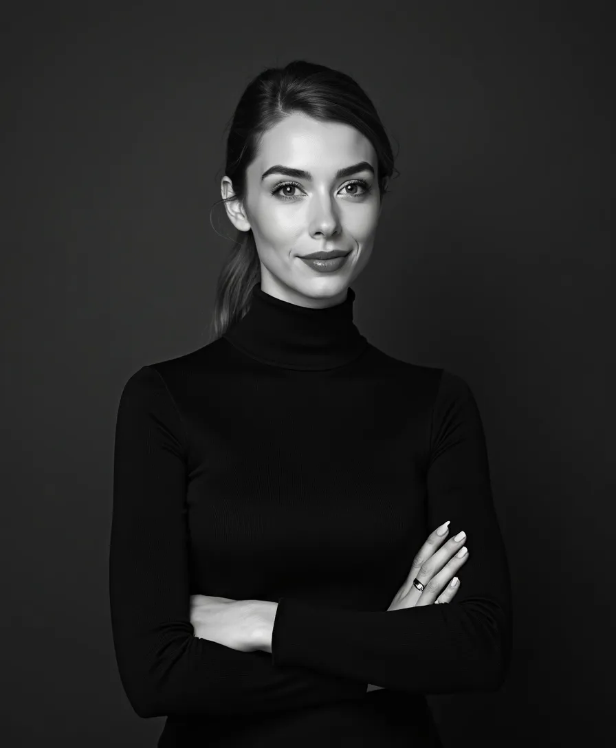 black-and-white headshot 9