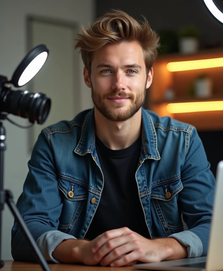 Content Creators headshot example